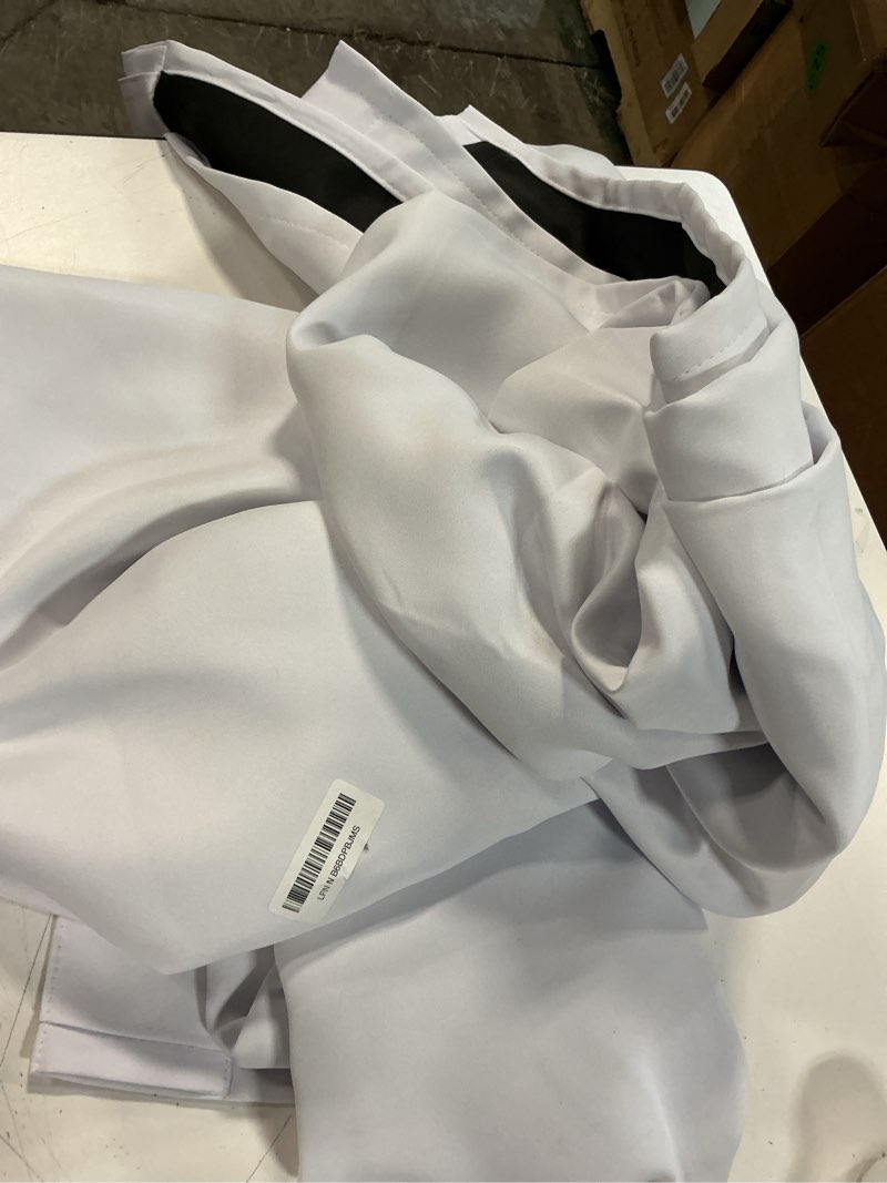 Condition photo showing Good Condition for bgment pure white 100% blackout curtains for bedroom, black out living room 84 inch panels with thermal liner, rod pocket and back tab double layer room darkening drapes, 2 panels, each 52 x 84 inch 52"w x 84"l (pack of 2) pure white