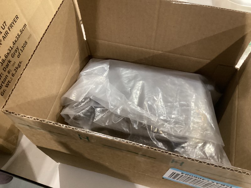 Condition photo showing As Is for Loloi Magnolia Home by Joanna Gaines Jett Collection PMH0063 Grey 13'' x 21'' Cover Only Pillow