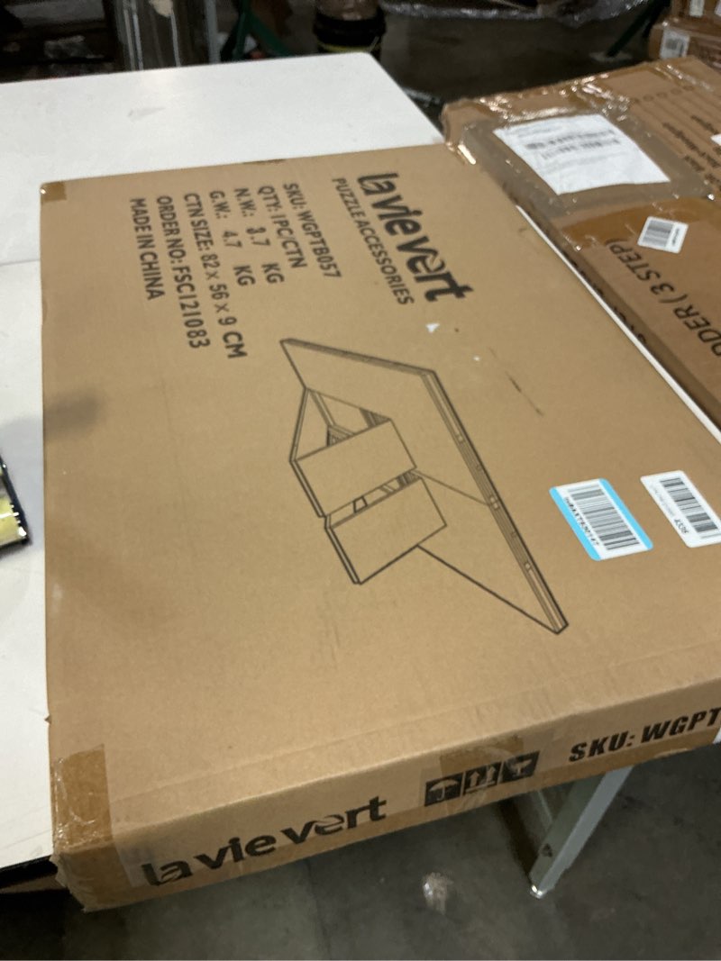 Condition photo showing Good Condition for Lavievert 2000 Piece Tilting & Foldable Puzzle Board with 8 Colored Drawers & Cover, Adjustable Lightweight Puzzle Plateau with Built-in Stands, Portable Jigsaw Puzzle Table with Storage for Adults