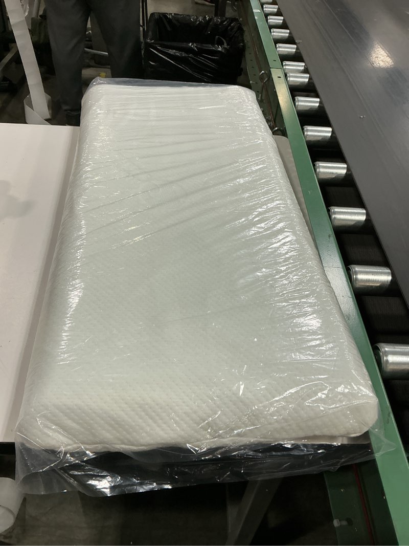 Condition photo showing Good Condition for Bluewave Bedding Super Slim Gel Memory Foam Pillow for Stomach and Back Sleepers - Thin, Flat Design for Cervical Neck Alignment and Deeper Sleep (3.25-Inches Height, King Size)