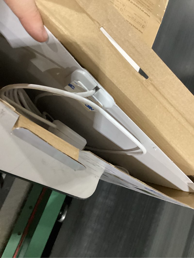 Condition photo showing New/Like New for tv antenna indoor, digital amplified indoor hdtv antenna, 1080p vhf uhf television local channels detachable signal amplifier and 16.5ft long coax cable white