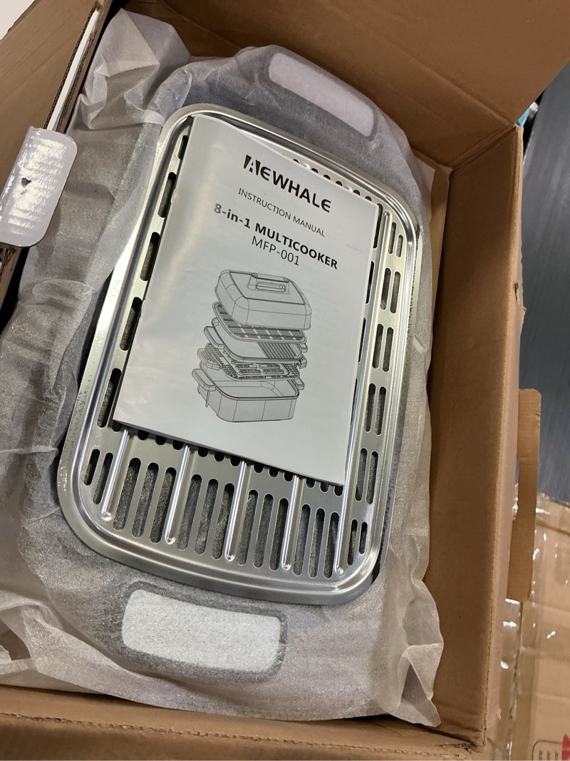 Condition photo showing Good Condition for AEWHALE 8-in-1 Digital Multifunctional Electric Skillet with Lid-Removable Non-Stick Plate&Oven Safe Pot to 500°F,1500W One-Pot Cooking