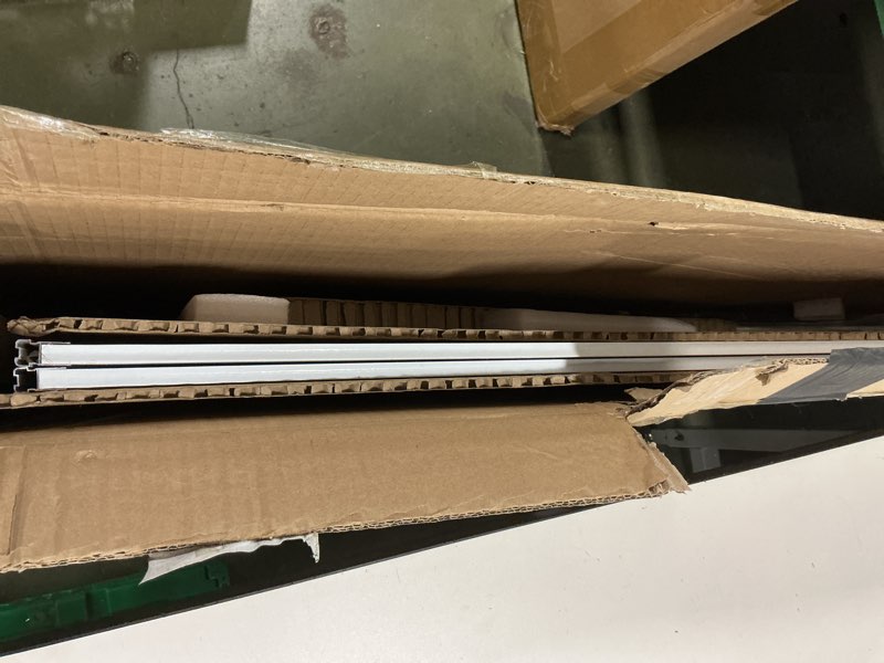 Condition photo showing As Is for maxtek Rolling Whiteboard, 72x40 Large Double-Sided White Board Dry Erase on Wheels, Giant Magnetic White Board Standing for Office, School, Home Office, Homeschool(72 x 40) 72x40 inch White