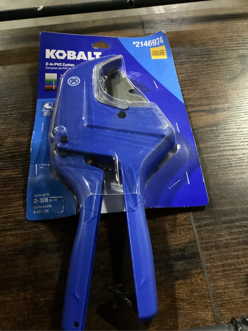 Condition photo showing As Is for kobalt cutter 2-in pvc cutter