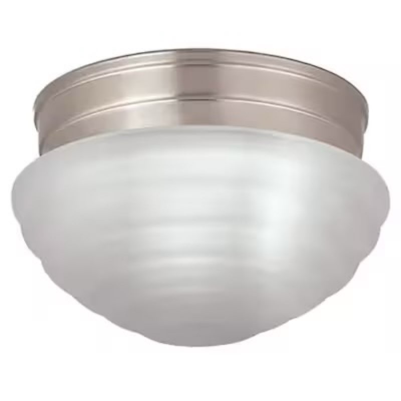 project source 7.48-in brushed nickel metal ceiling light mount