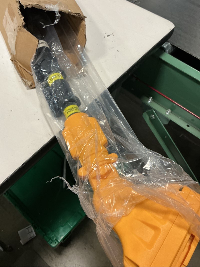 Condition photo showing Good Condition for mini chainsaw cordless extension pole compatible with dewalt 20v battery(tool only), 4.2-8.2ft adjustable telescopic pole with 180°rotating head, extension pole with shoulder strap 20v pole