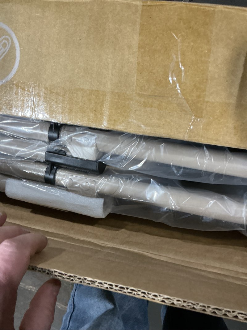 Condition photo showing As Is for Sweetcrispy Folding Chair 16 Pack, Leather Padded Folding Chairs, Sturdy Metal Foldable Chairs, Easy to Use and Store, Outdoor and Indoor, for Home, Office, Party, Comfy Black 16 Pack