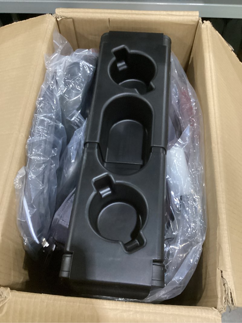 Condition photo showing Good Condition for jeep sport all-terrain stroller wagon by delta children - includes canopy, parent organizer, adjustable handlebar, snack tray & cup holders, grey/blue moon