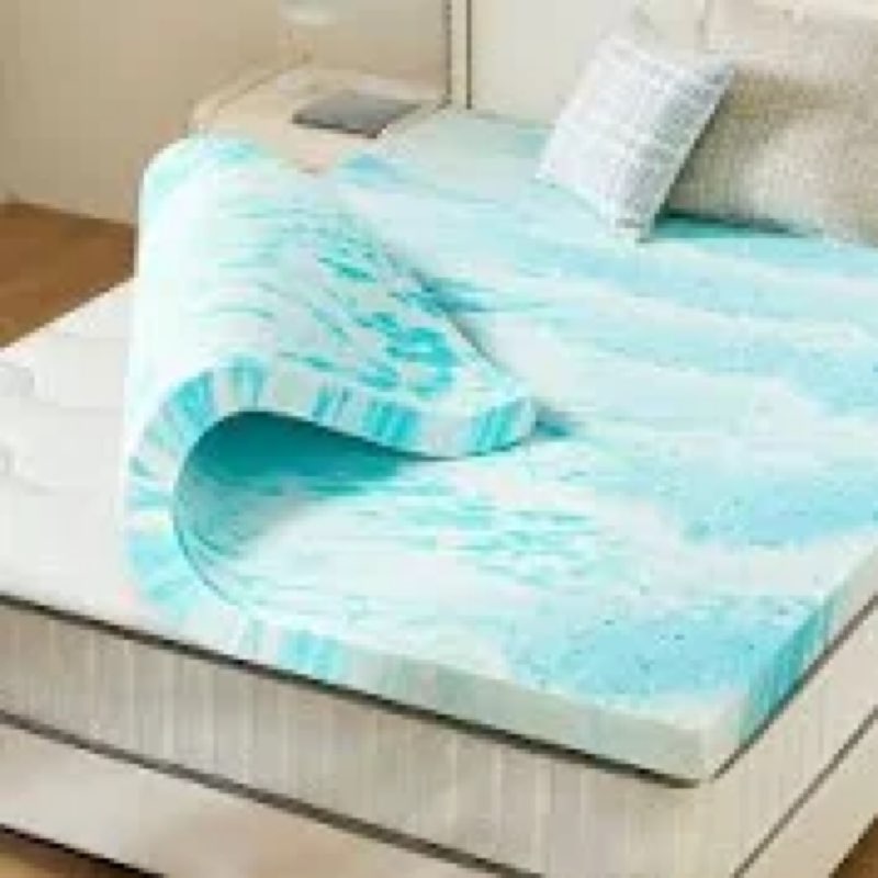 Memory foam mattress topper 