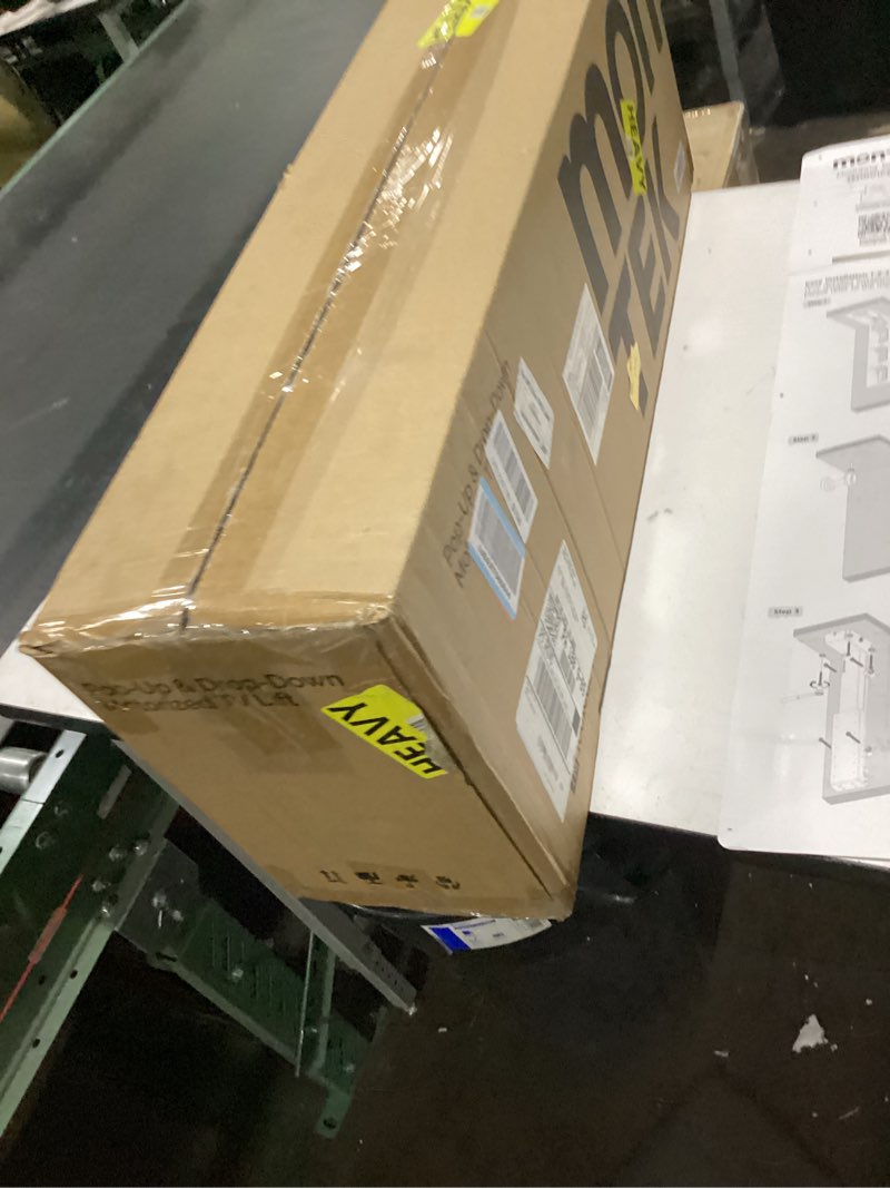 Condition photo showing New/Like New for monTEK Motorized TV Lift for 37-65 inch TVs, Ceiling&Vertical TV Lift Mechanism with RF Remote, Smar