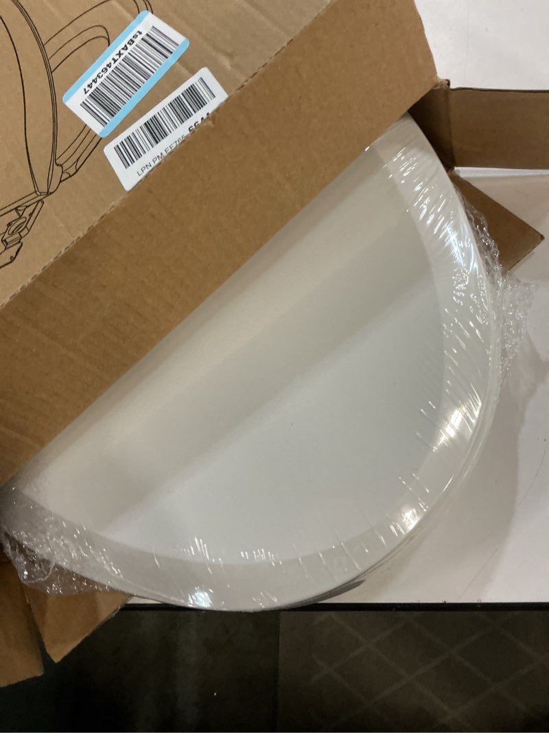 Condition photo showing New/Like New for elongated toilet seat slow close, quiet toilet seat cover with never loosen durable toilet seat lid easy to install & clean, polypropylene (pp), white elongated 18.5"