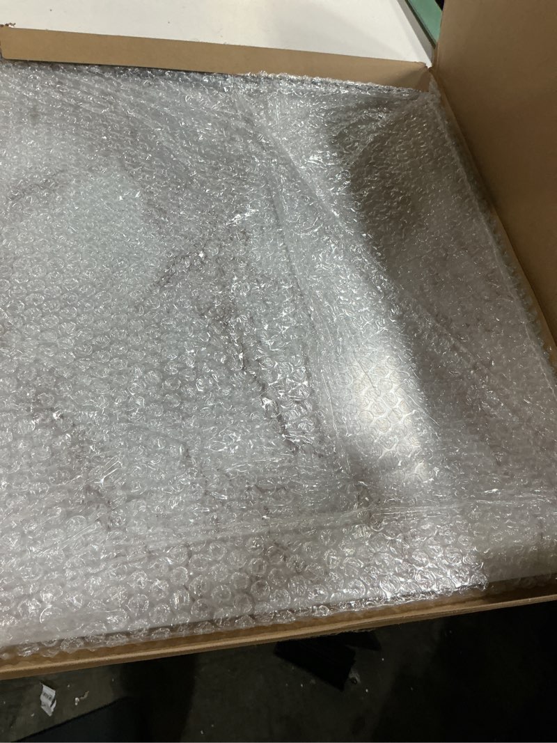 Condition photo showing Good Condition for glass cutting board 20”x16”: tempered glass kitchen counter protector - durable- scratch-resistant, heat-proof - design 3 - grey marble effect design 03 20"l x 16"w
