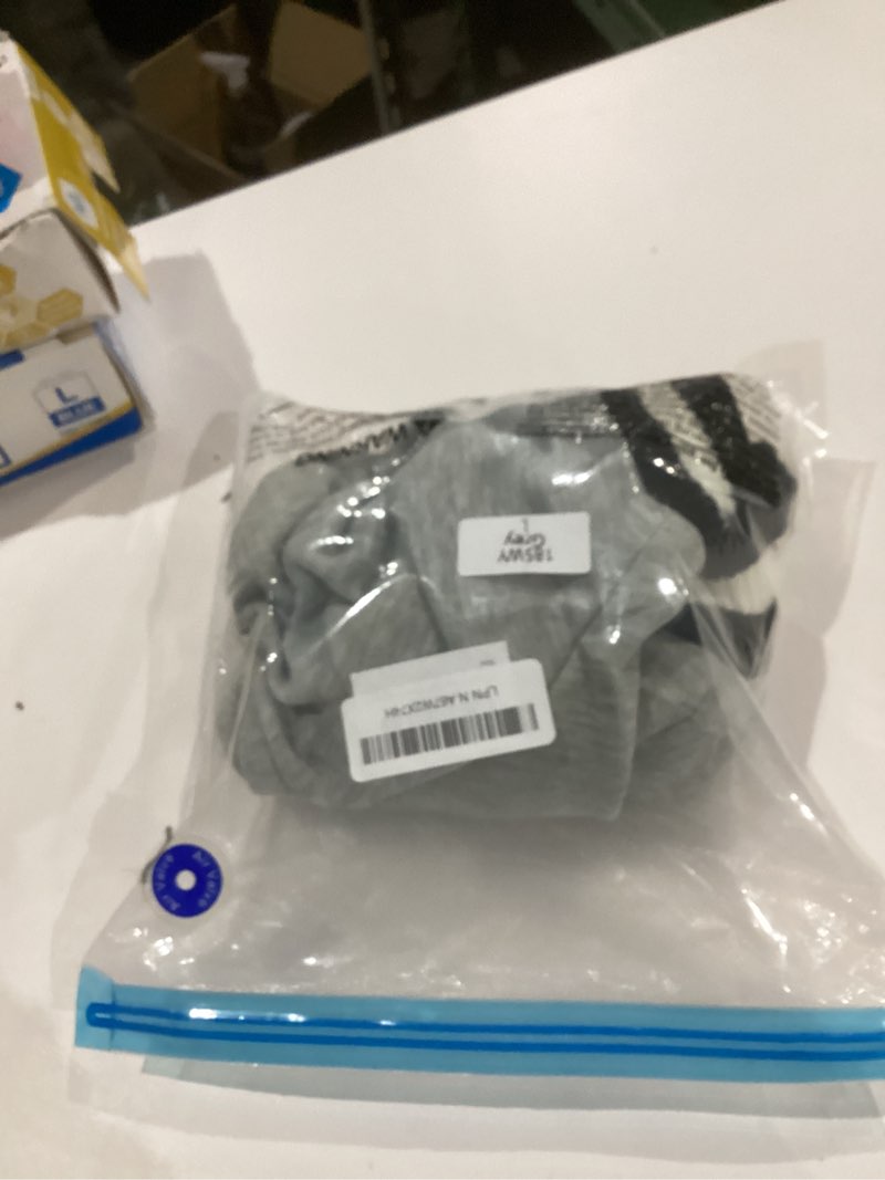 Condition photo showing As Is for FUAMEY Dog Pullover Sweatshirt?Dog Winter Sweaters Warm Dog Clothes Dog Vest Thick Puppy Pullover Soft Pet Fleece Sweater Cute Doggie Boy Girl Outfit for Small Medium Dogs Grey L Large(chest:26.7in) Grey