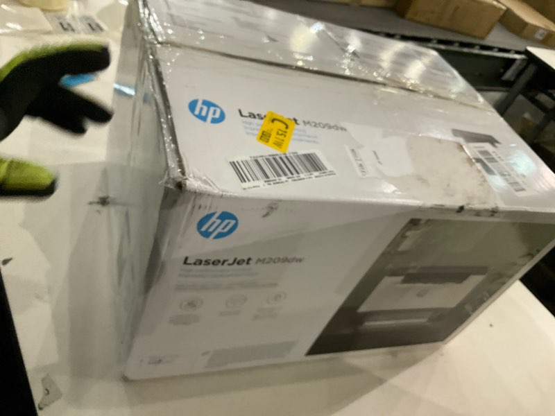 Condition photo showing As Is for HP LaserJet M209dw Wireless Printer, Print, Fast speeds, Easy setup, Mobile printing, Best-for-small teams, Instant Ink eligible