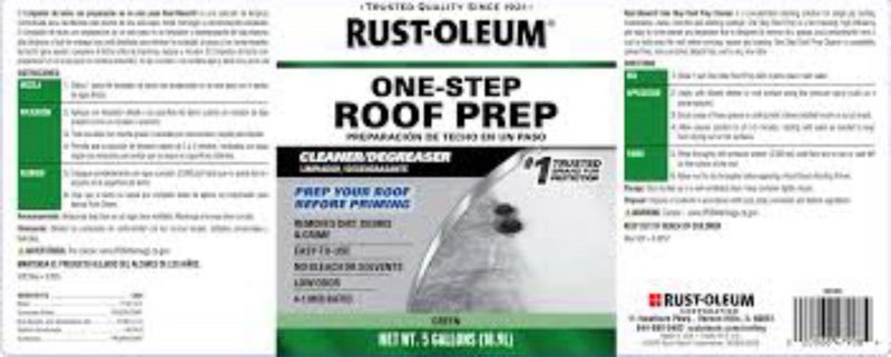 Rust-Oleum One-Step Roof Prep Cleaner 5 Gallon Bucket 