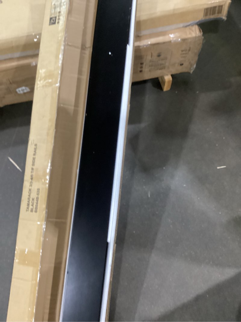 tamarack 3/3-4/6 T/F side rails  , black *incomplete missing hardware*