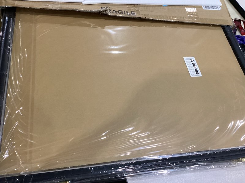 Condition photo showing Good Condition for kcrasan jersey display frame case - large lockable frames shadow box with uv protection for baseball basketball football soccer hockey sport shirt matte black finish black frame - 1 pack