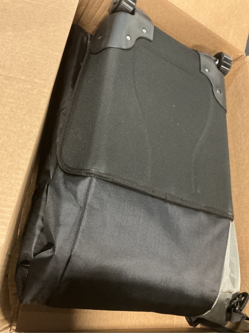 Condition photo showing Good Condition for snowboard bag with wheels, fully padded ski bag for air travel 1680d waterproof fabric, rolling ski travel bag for flying, durable, large capacity for skis, boots and helmets 164cm-grey