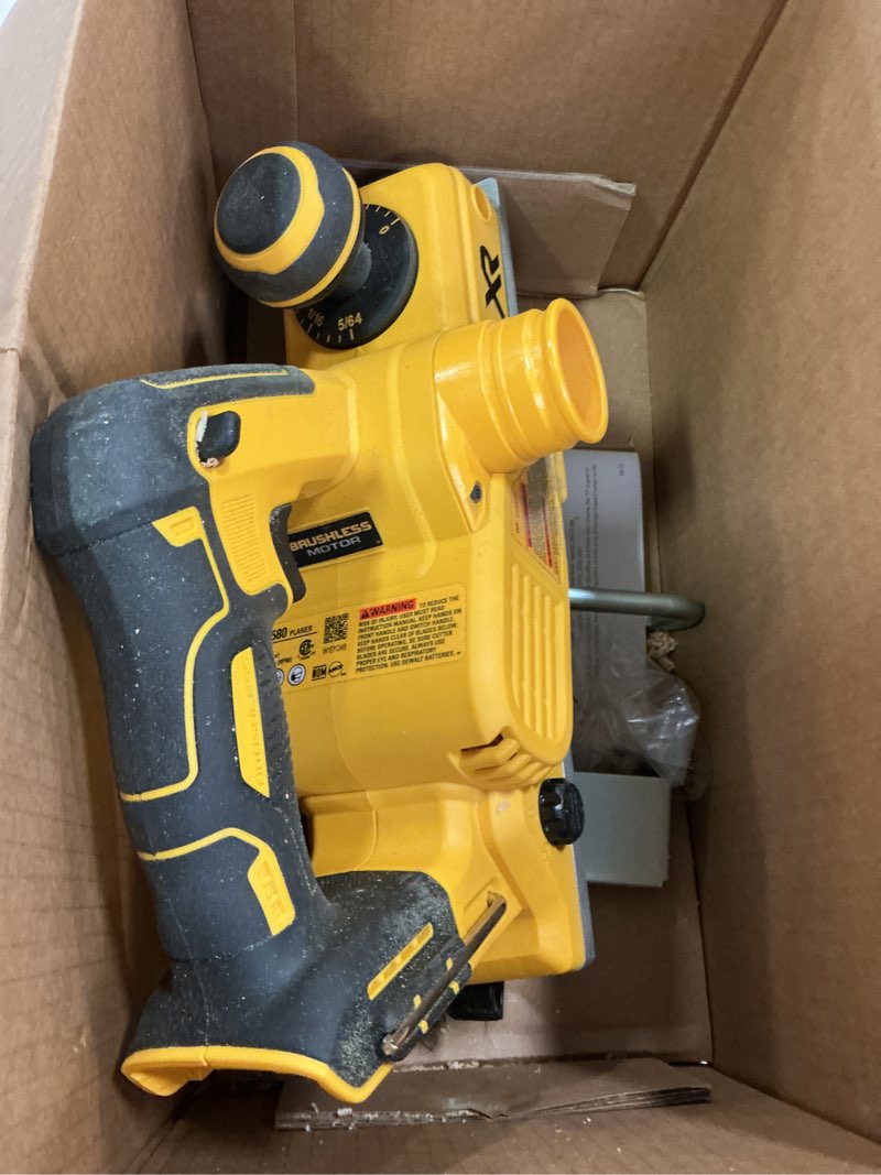 Condition photo showing Good Condition for DEWALT 20V MAX Planer, 30,000 Cuts Per Minute, 2 mm Cut Depth, Brushless Motor, Bare Tool Only (DCP580B)