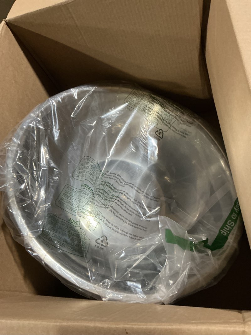 Condition photo showing Good Condition for winco 16 quart heavy-duty stainless steel mixing bowl 16 quart economy