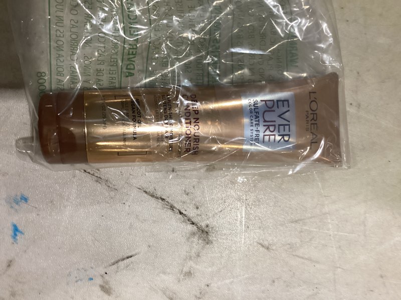 Condition photo showing Good Condition for l'oreal paris hair conditioner for dry hair, triple action hydration, apricot oil infused, everpure, 8.5 fl oz (packaging may vary) 8.5 fl oz (pack of 1) apricot, tuberose