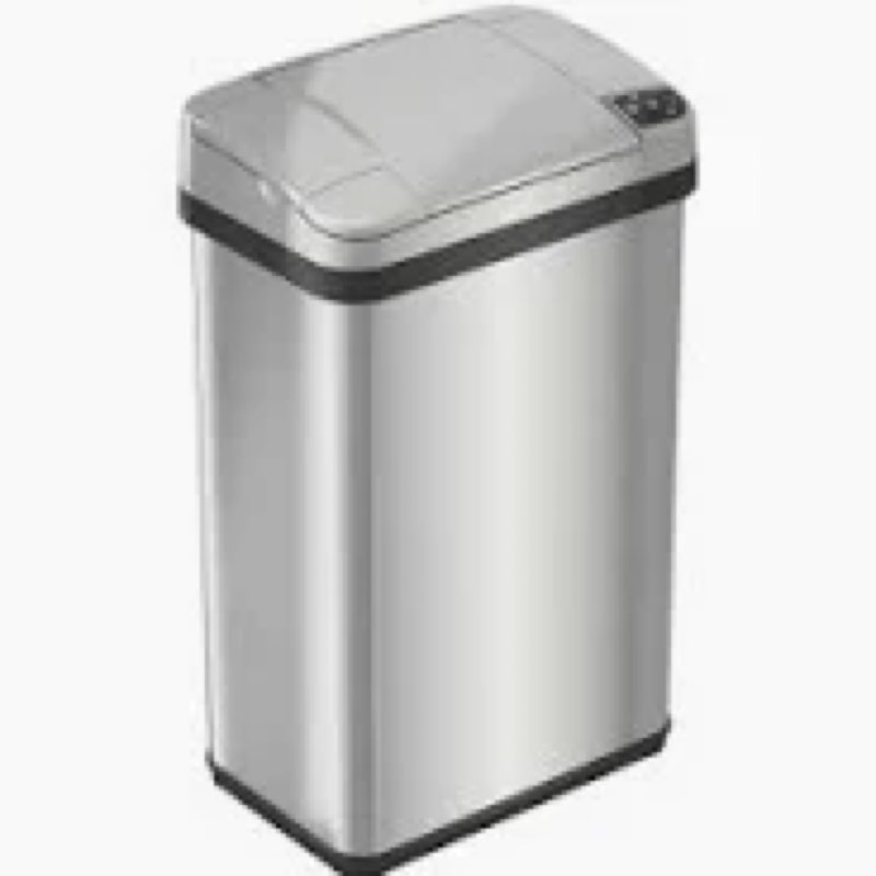 4 gallon /15 liter stainless steel senor trash can