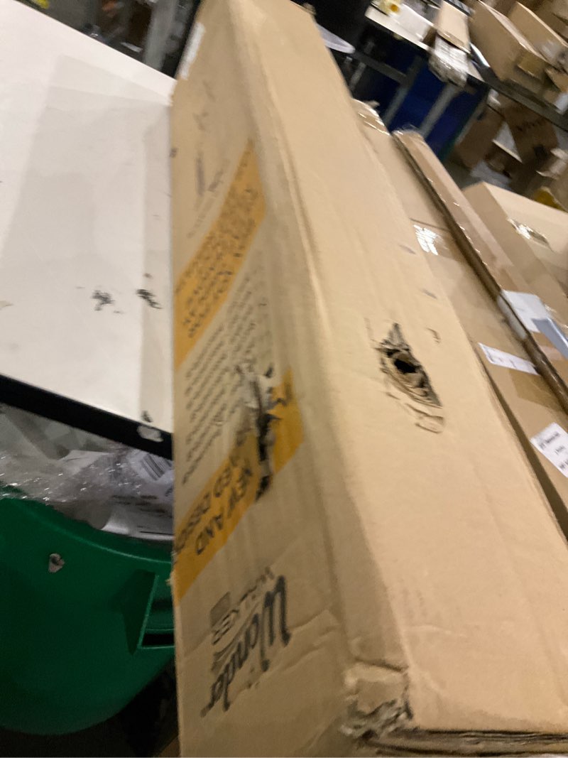 Condition photo showing As Is for Stander Wonder Walker Lite, Lightweight Folding-Walker for Adults, Seniors, and Elderly, Collapsible Travel-Walker for Mobility Support, Compact Standard-Walker Without Wheels, Sport Red