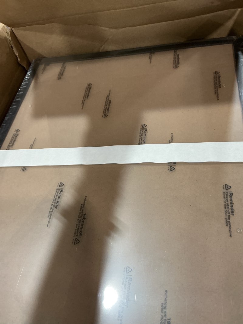 Condition photo showing Good Condition for fxojyvo 14x17 picture frame set of 3, black frame for 14 x 17 inch picture poster photo, light weight and high transparent 14 by 17 frame for wall - 3 pack/black/14 x17 black 14x17 3 packs