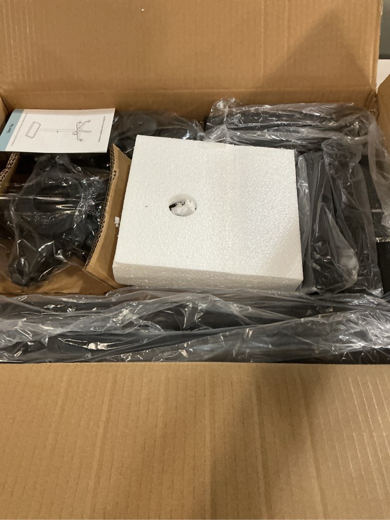 Condition photo showing New/Like New for Golden Salon Tray Premium Aluminum Rolling Tray Adjustable Height Use for The Tattoo Tray Hairstylist Tray with Wheels Salon Tray spa(Golden) Black