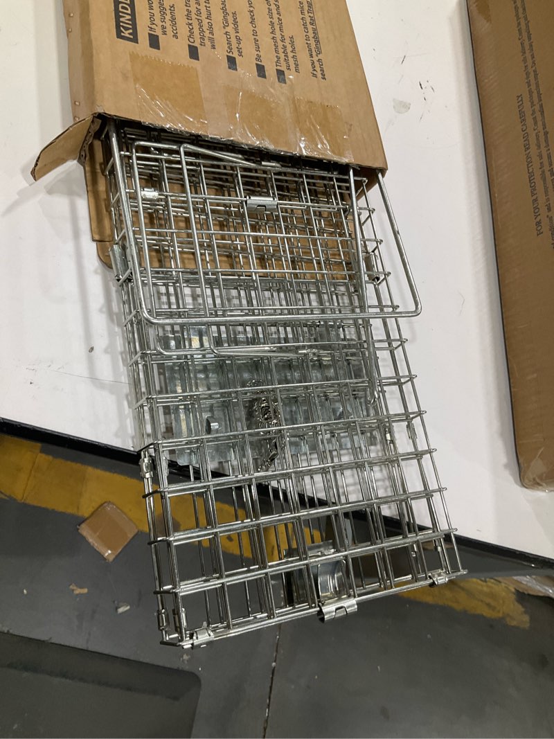 Condition photo showing Good Condition for gingbau squirrel trap foldable heavy duty humane live animal cage trap (not for mouse)