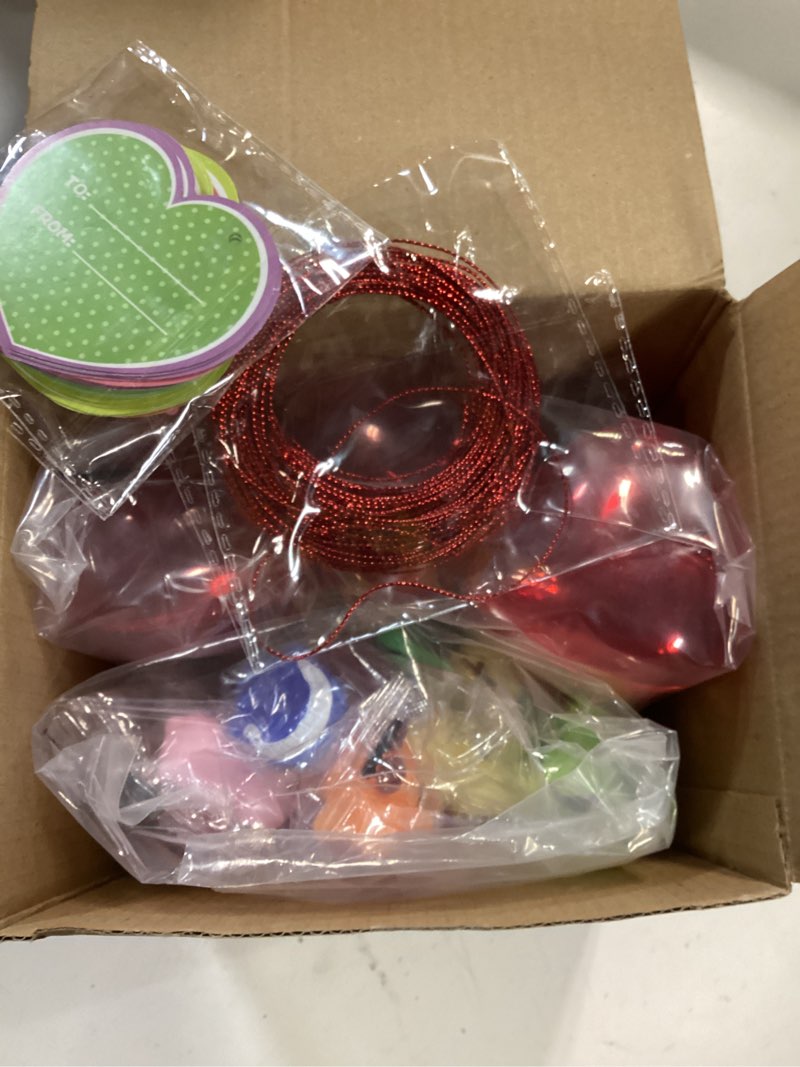 Condition photo showing New/Like New for 28 Pack Valentines Day Gifts for Kids Classroom Mochi Squishies Fidget Toys Filled Heart with Valentines Cards for Kids School, Valentines for Class Valentines Exchange Cards Party Favors Prizes Style B