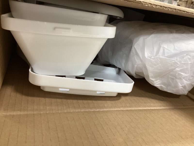 Condition photo showing Good Condition for Summer Infant by Ingenuity My Size Potty Pro in White, Toddler Potty Training Toilet, Lifelike Flushing Sound, for Ages 18 Months+, Up to 50 Pounds