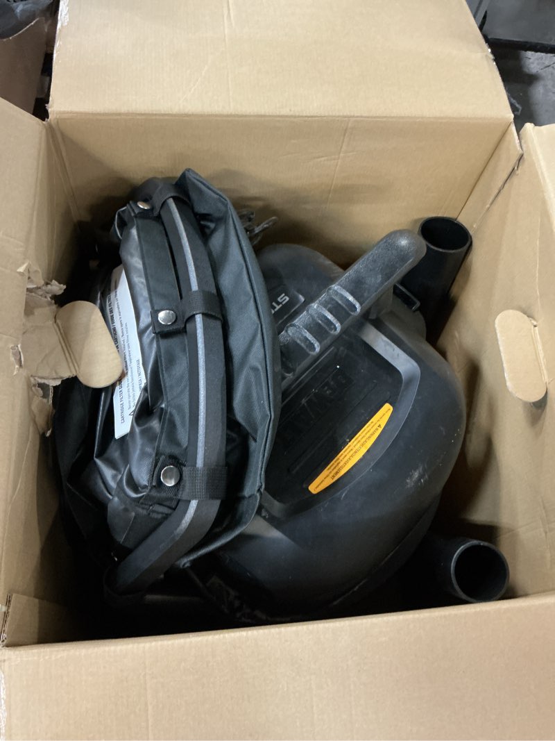 Condition photo showing As Is for dewalt stealthsonic quiet 12-gallon 5.5-hp corded wet/dry shop vacuum with accessories included