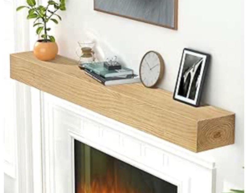 Aged Classic Fireplace Mantel Shelf