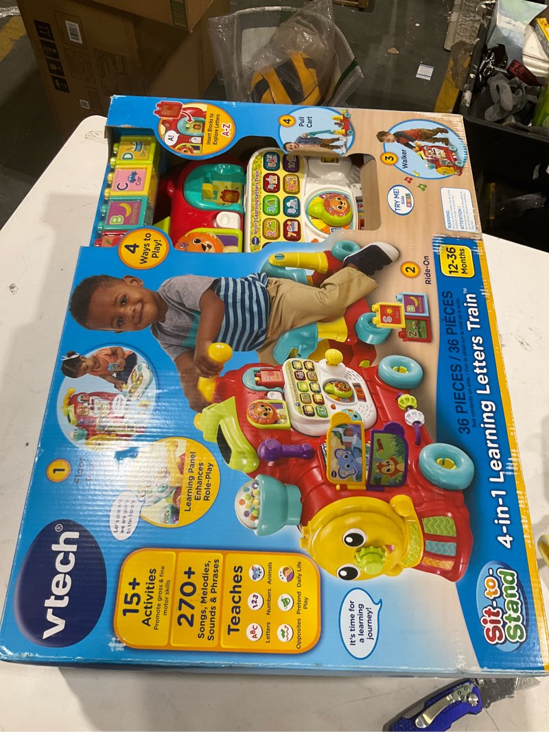 Condition photo showing Good Condition for vtech4 in 1train toy, 