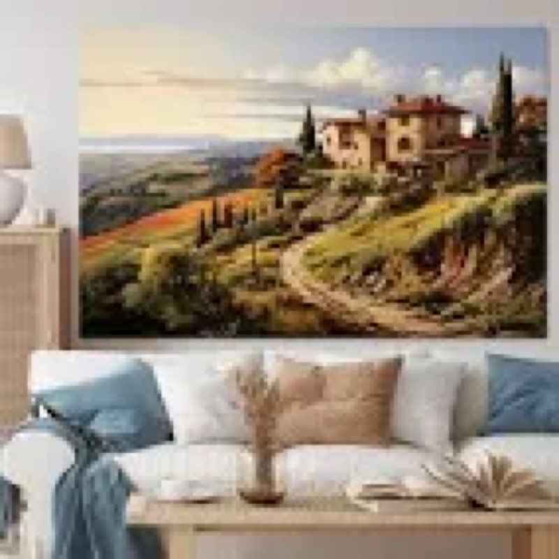 Country Charm Tuscan Splendor - Countryside Wall Art