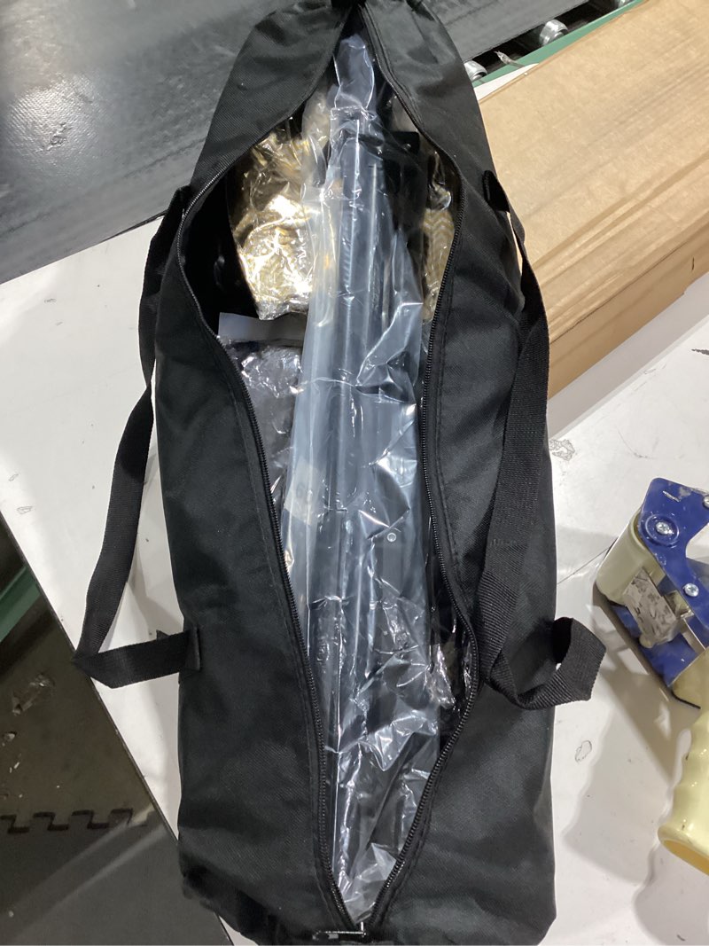 Condition photo showing As Is for Clamshell Light Reflector Diffuser with Stand and Carrying Bag, 70"x24"/180x60cm Arclight Curved Lighting Reflector for Photo Studio Photography with White/Gold/Silver/Black Colors by MCCKLE with Tripod Stand