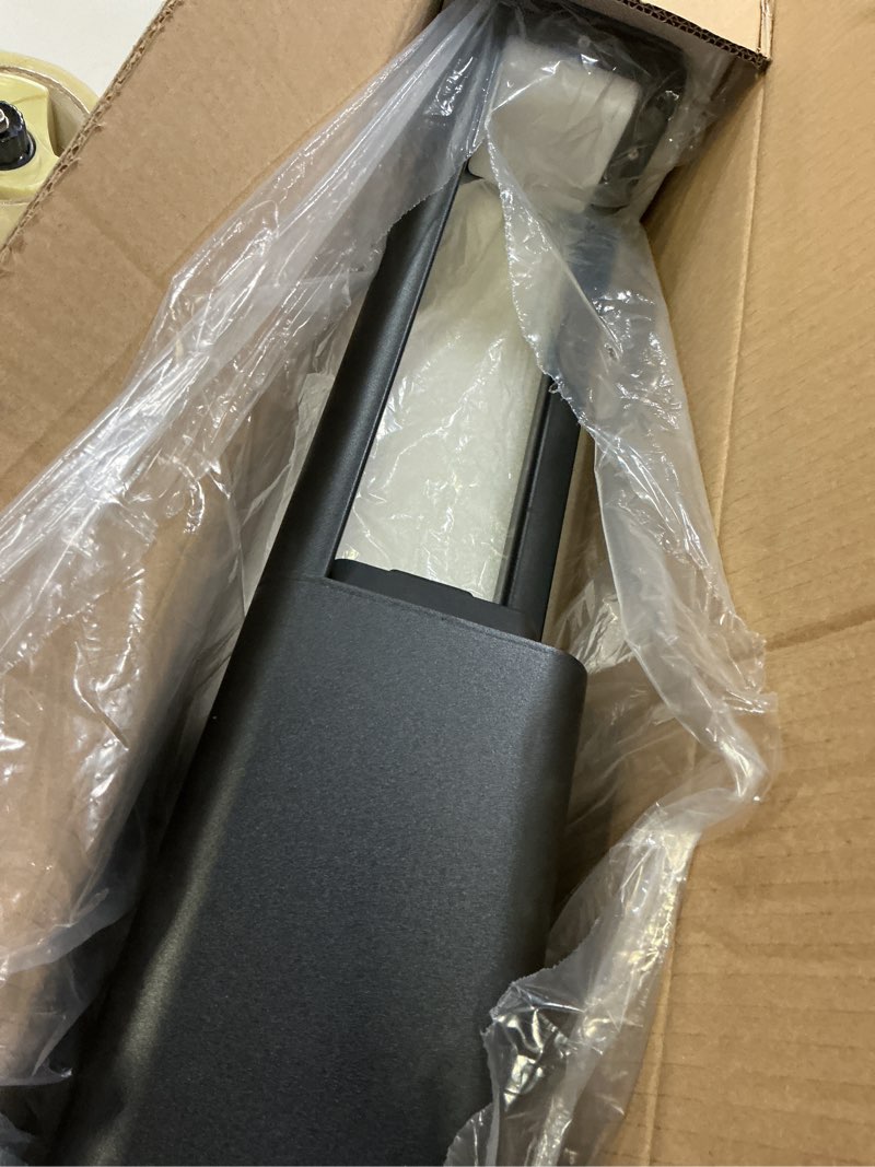 Condition photo showing Good Condition for outdoor path lighting fixture 23.62in outdoor landscape pathway light black aluminum modern lawn floor light with 3000k led bollard lighting outside housing waterproof post lantern for patio entrance 60cm