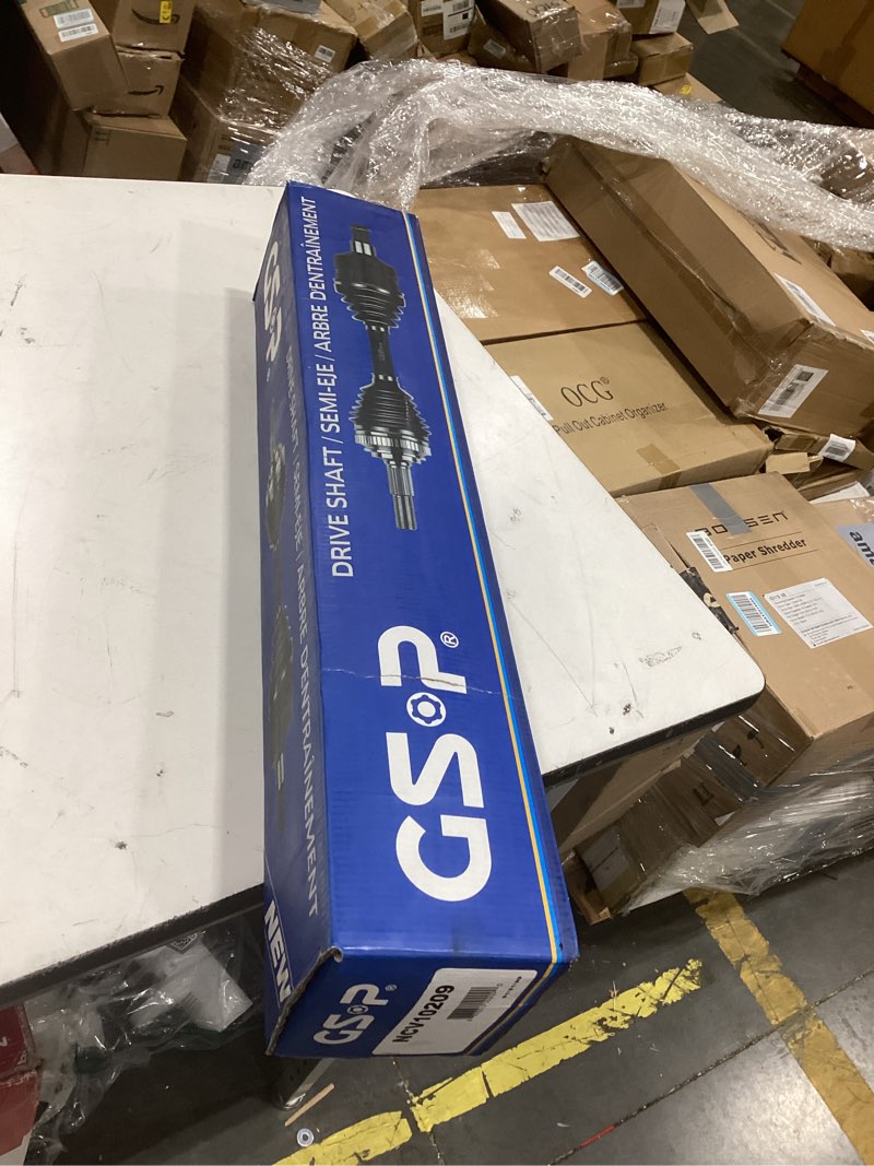 Condition photo showing As Is for gsp ncv10209 cv axle shaft assembly - left or right front (driver or passenger side)
