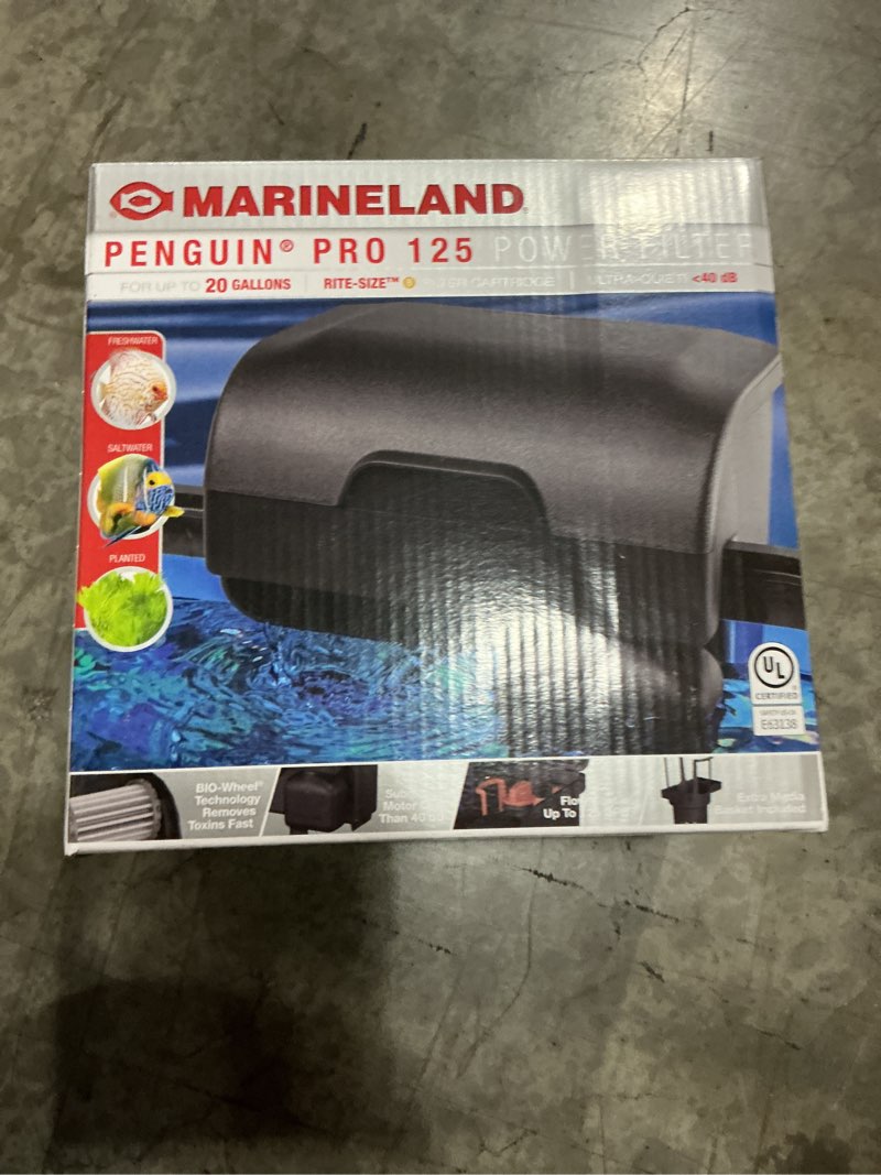 Condition photo showing New/Like New for Marineland AQ-78178 ML PENGUIN PRO 125 FILTER 12/1 CT up to 20 gallons