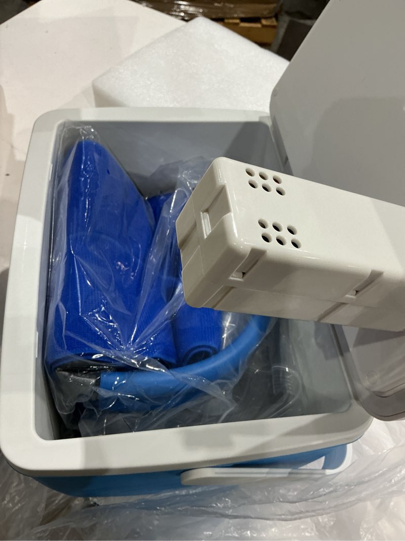 Condition photo showing Good Condition for ice machine for hip back belly after surgery | power-saving mode & wireless remote control & adjustable timer & led screen, lumbar replacement cold therapy compression pad, cryotherapy pain relief lumbar/hip/back pad