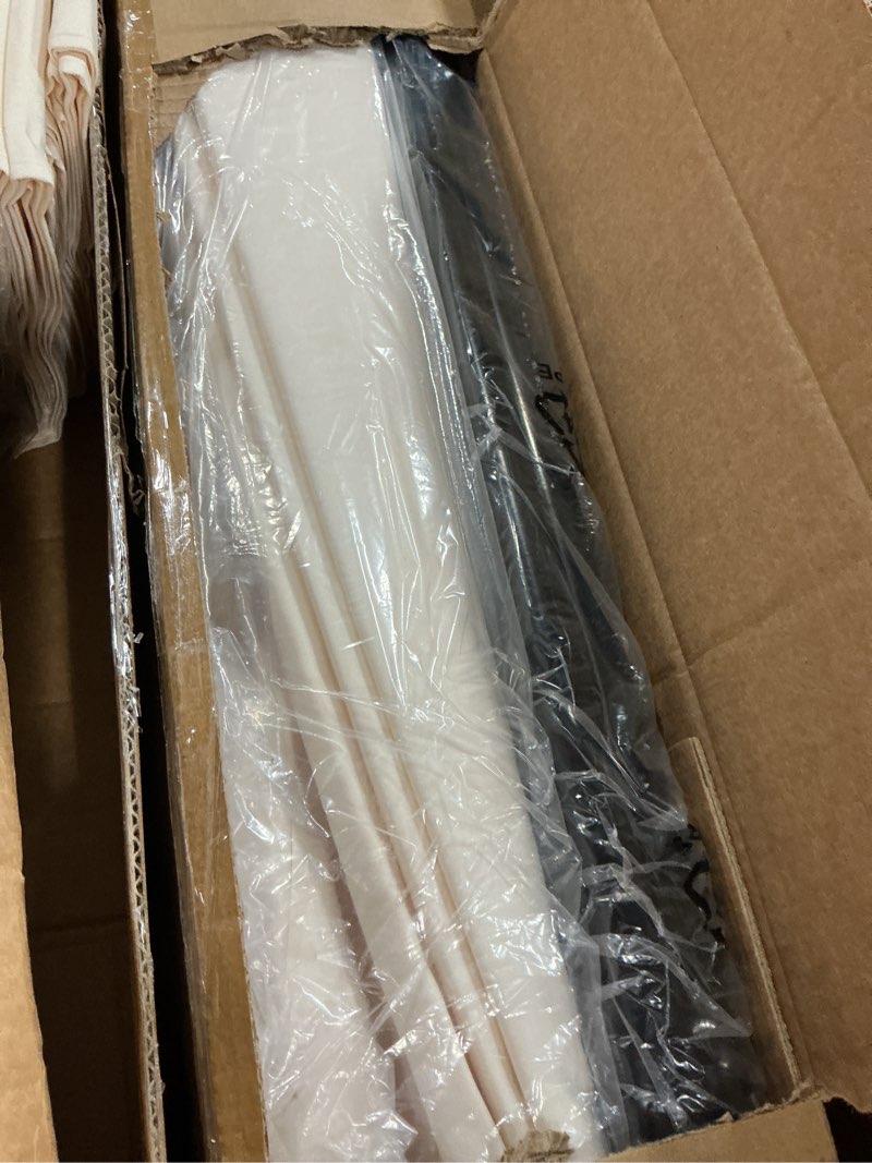 Condition photo showing Good Condition for kokorona 6 panel room divider, 6ft tall folding privacy screen wall dividers, portable privacy screen freestanding room divider for room separation, included - cover strips, beige, 120''w x 72''h 6 panel-120"w beige