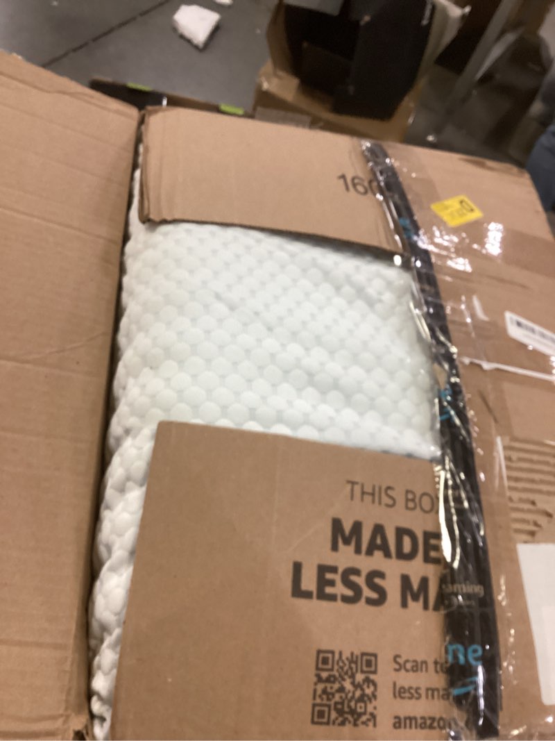 Condition photo showing Good Condition for 2 Pack Memory Foam Cooling Bed Pillows for Sleeping, Ergonomic Cervical Pillow for Neck and Shoulder Pain Relief, Adjustable Cold Pillow Set of 2,with Pillowcase?Blue? Blue Queen (2 Count)