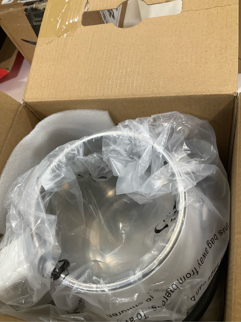 Condition photo showing Good Condition for retro electric kettle 1.8l, all stainless steel hot water electric kettle for boiling water, bpa free tea kettle, 1350w fast boil, auto shut off & boil-dry protection white