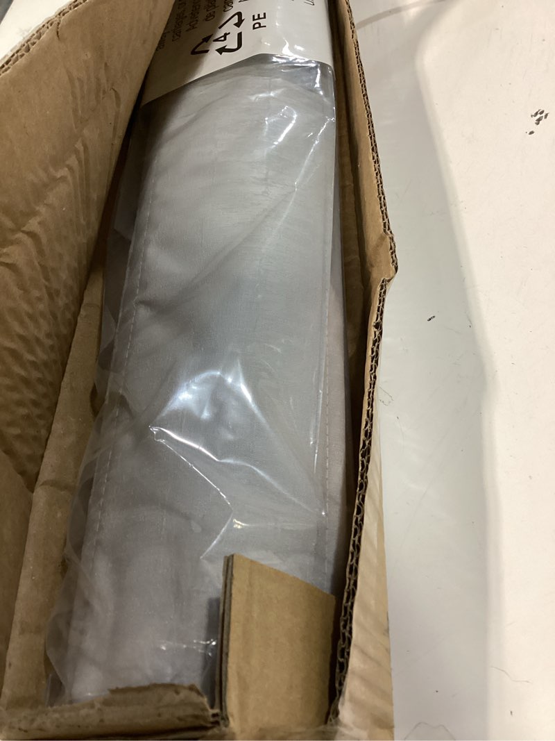 Condition photo showing New/Like New for lazblinds no tools no drill cordless roman shades for windows, blackout thermal insulated uv blocking window blinds, lightweight fabric blinds for indoor windows, 34.5" w x 60" h, blackout - white white 34.5" w x 60" h