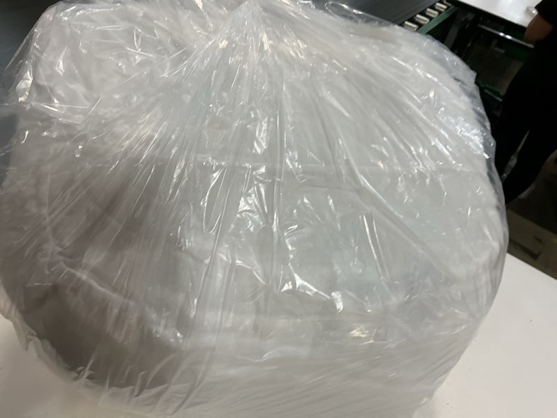 Condition photo showing New/Like New for organic cotton gauze box quilt set, king/cal king, white