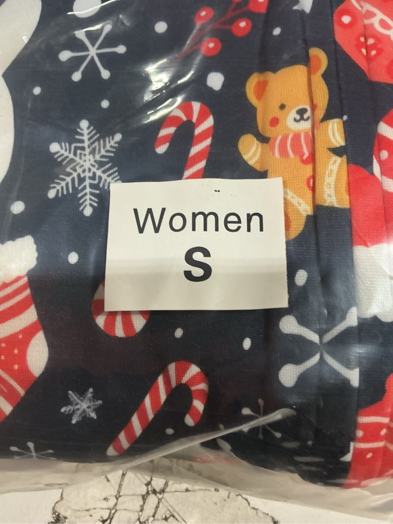 Condition photo showing New/Like New for ANGELGGH Onesie Christmas Family Matching Pajamas Adult Couples Men PJs Hooded Women Novelty One-piece Sleepwear Men Small Grey Stripe