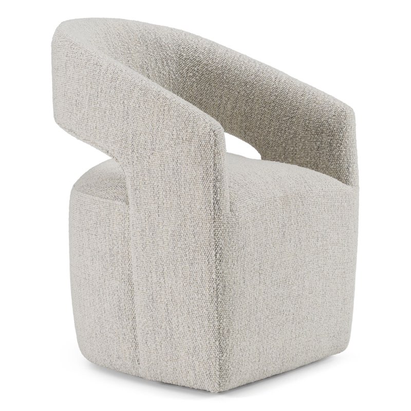 Angie - Modern Beige Fabric Dining Chair
