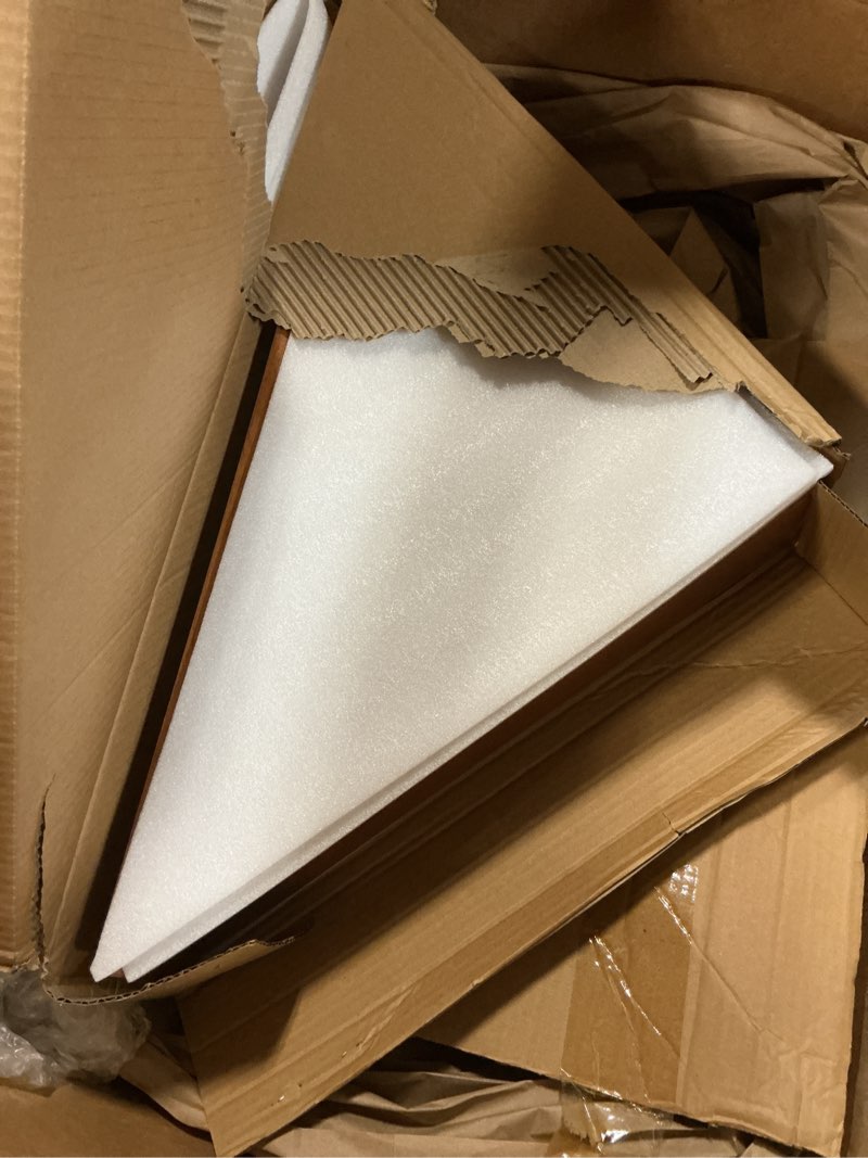 Condition photo showing Good Condition for flag display case for 3' x 5' folded american thin flag, military flag shadow box with hd tempered glass and wall mount for veteran not for burial flag holder frame 3' x 5' flag(not for burial flag)