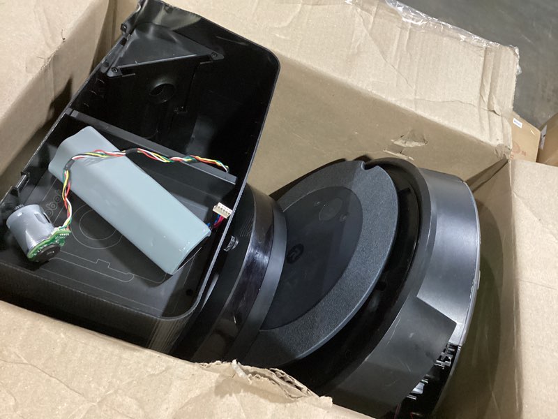Condition photo showing As Is for (For parts only)iRobot Roomba Combo i5+ Self-Emptying Robot Vacuum and Mop, Clean by Room with Smart Mapping, Empties Itself for Up to 60 Days, Works with Alexa, Personalized Cleaning OS